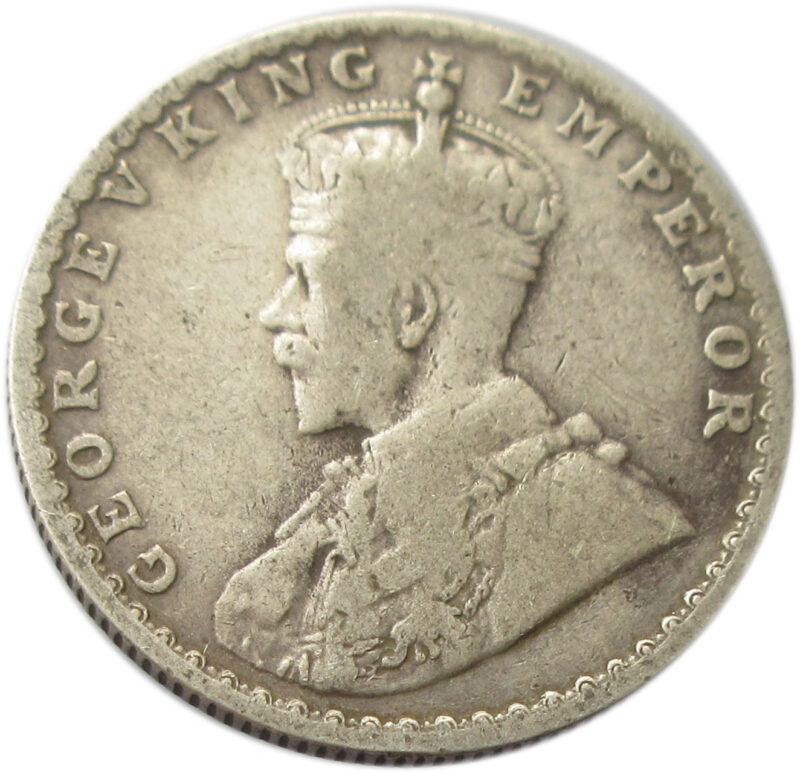 1924 Half Rupee King George V Bombay Mint - Image 2