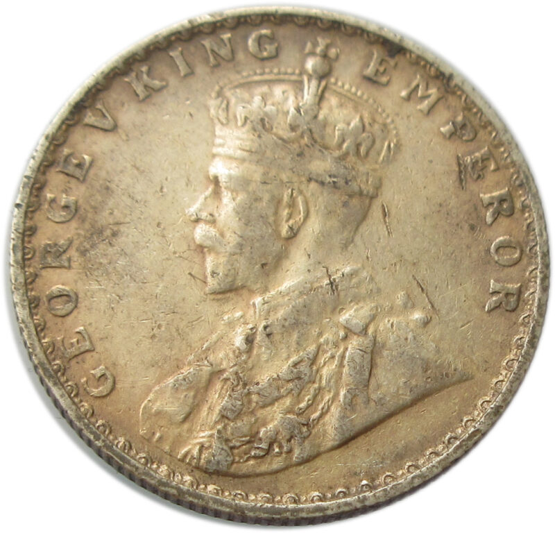 1936 Half Rupee King George V Bombay Mint - Image 2