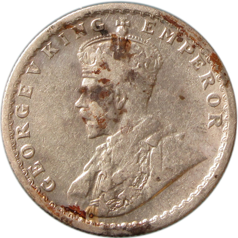 1925 Half Rupee King George V Calcutta Mint - Image 2