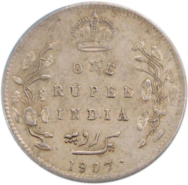 1907 One Rupee King Edward VII Bombay Mint