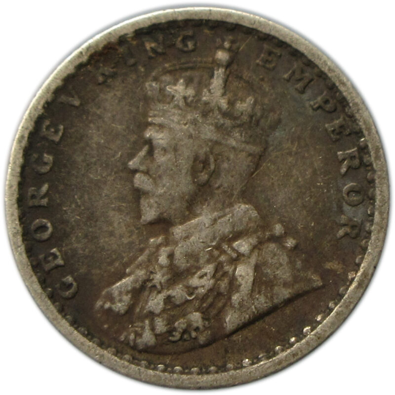 1913 Two Annas King George V Bombay Mint - Image 2