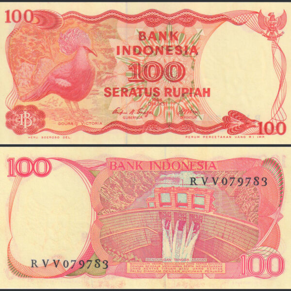 Indonesia 100 Rupiah Bank Indonesia 1984