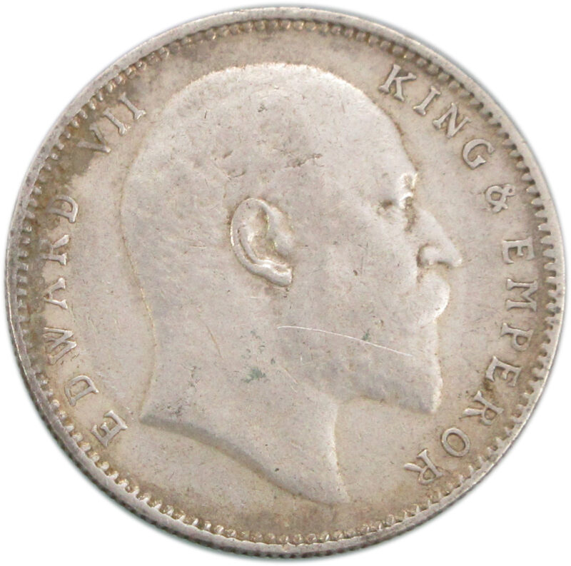 1906 One Rupee King Edward VII Bombay Mint - Image 2