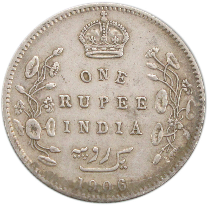 1906 One Rupee King Edward VII Bombay Mint