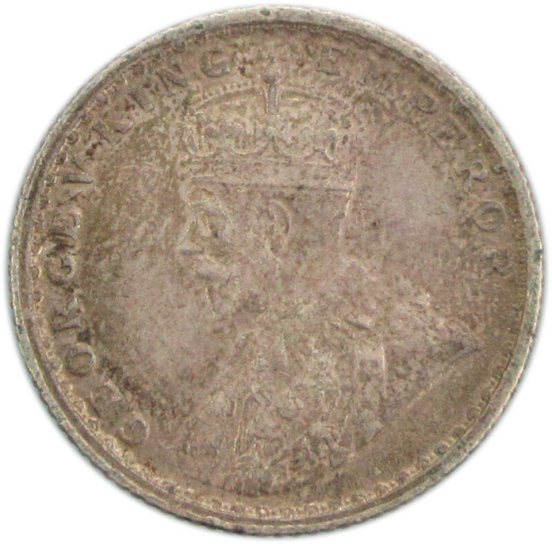 1916 1/4 Rupee King George V Calcutta Mint High Grade - Image 2