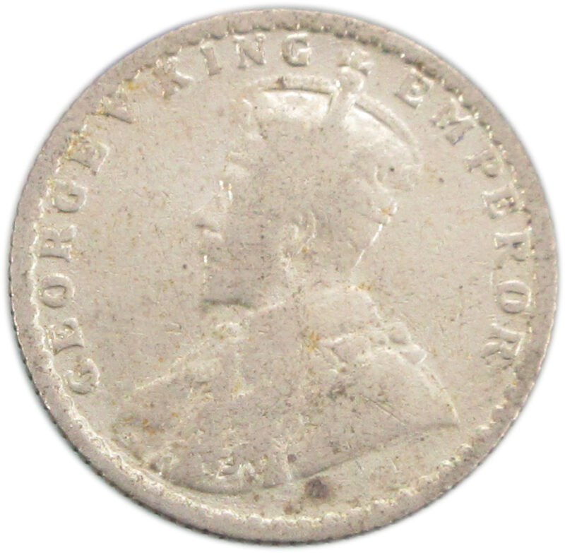 1925 1/4 Rupee King George V Bombay Mint - Image 2