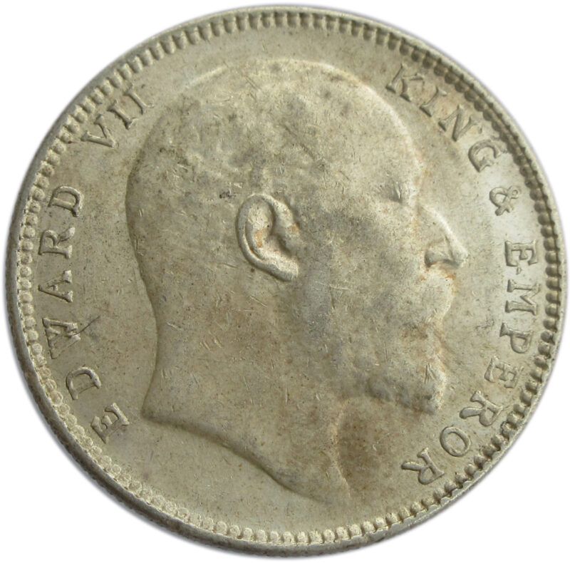 1907 One Rupee King Edward VII Bombay Mint High Grade - Image 2