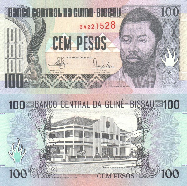 Guinea Bissau 100 Pesos 1990