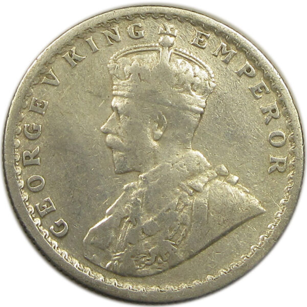1924 Half Rupee King George V Calcutta Mint GK 1063