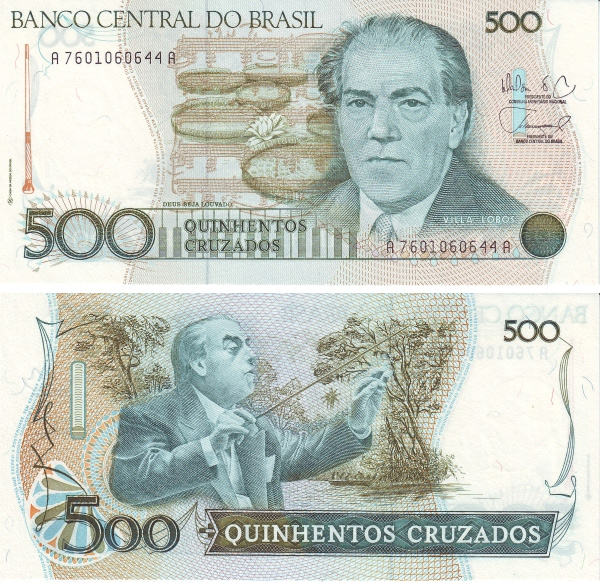 Brazil 500 Cruzados - Banco Central do Brasil