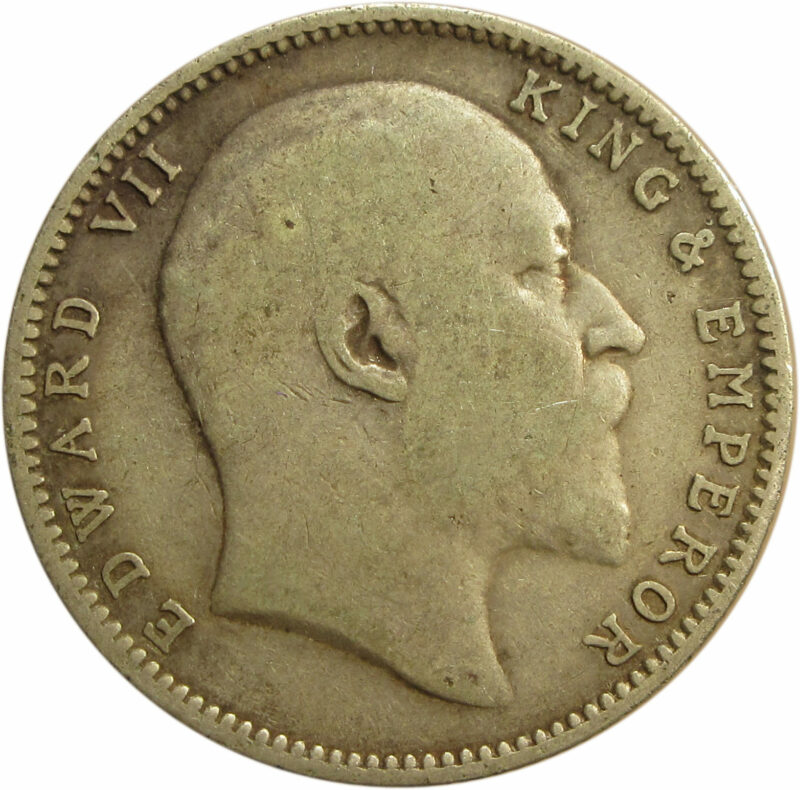 1904 1 Rupee King Edward VII Bombay Mint - Image 2