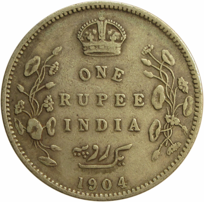 1904 1 Rupee King Edward VII Bombay Mint