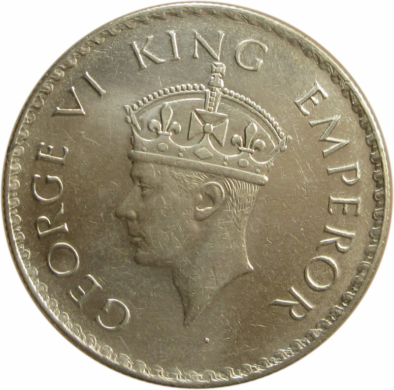1938 One Rupee King George VI Bombay Mint | AUNC - Image 2