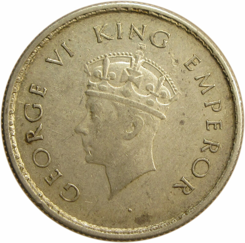 1939 Half Rupee King George VI Calcutta Mint - Image 2