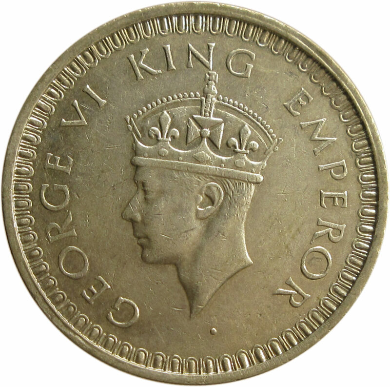 1942 One Rupee King George VI Bombay Mint - Image 2