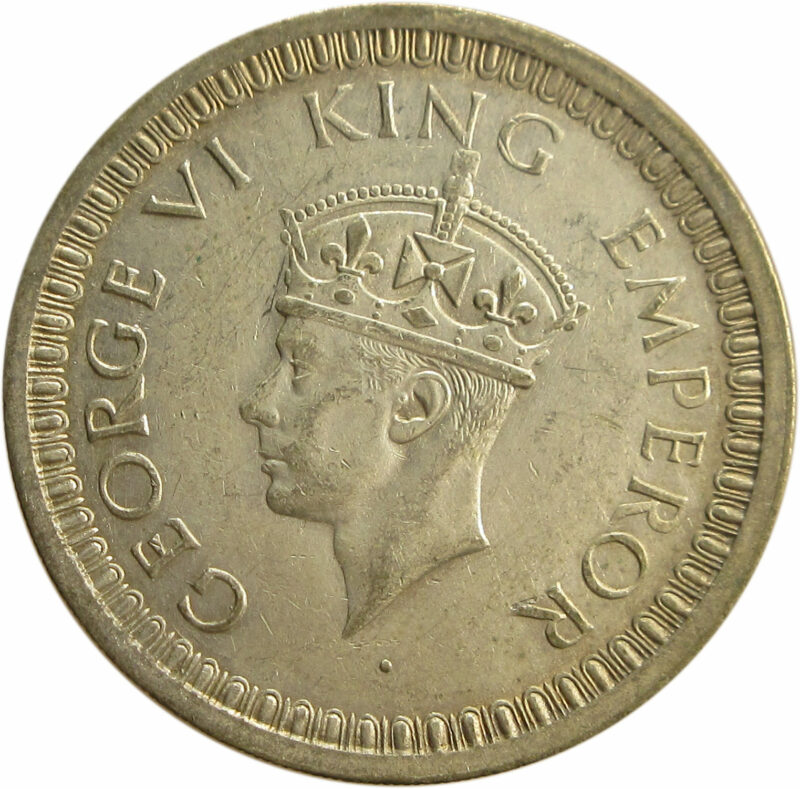 1942 One Rupee King George VI Bombay Mint - Image 2